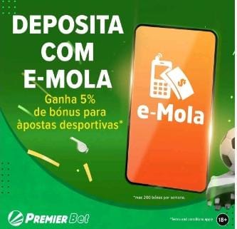 Como depositar na Premier Bet Moz com E-Mola