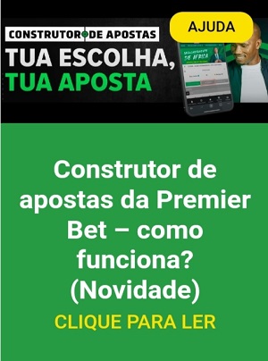 Construtor de apostas da PremierBet